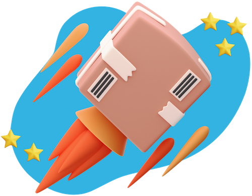 rocket shipping icon